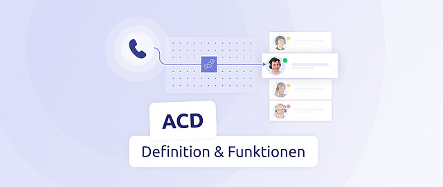 Darstellung eines ACD Systems mit der Aufschrift "ACD - Definition & Funktionen"