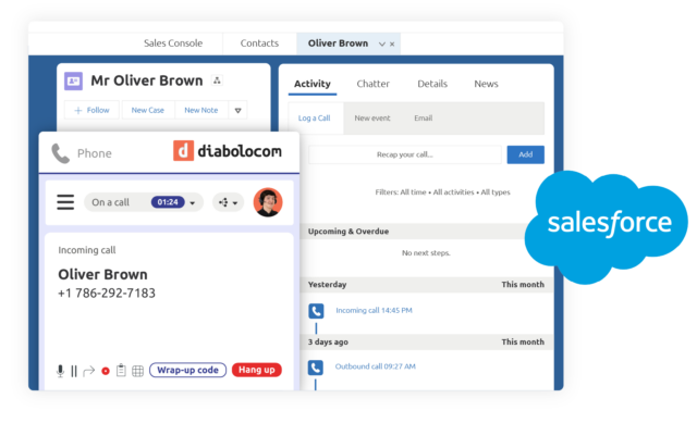 Die Salesforce CTI-Integration von Diabolocom optimiert die Aufgaben der Agenten und steigert die Kundenzufriedenheit.
