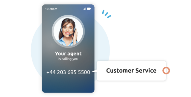 Virtuelle Rufnummern - Customer service
